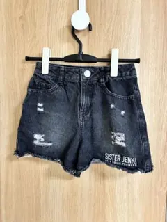SISTER JENNI ダメージ半ズボン ダークグレー150cm