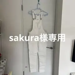 OLD NAVY 白オーバーオール