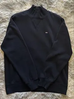 TOMMY JEANS ネイビー ハイネック スウェット