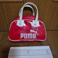 レア】90s PUMA レザーボストンバッグ レッド y2k - メルカリ
