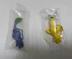 ピクミン マスコット&フルーツグミ2 　マスコット　キーホルダー 青 黄