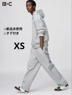 ユニクロシー スウェットワイドパンツ 03 GRAY XSサイズ 新品未使用