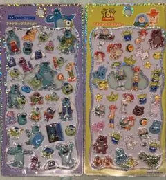 正規品　モンスターズインク　トイストーリー プチドロップステッカーセット
