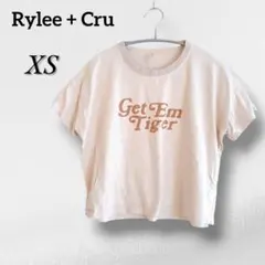 ライリーアンドクルー GetEmTiger【XS】Tシャツ 小さめ ショート丈