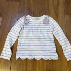 anyFAM ストライプ 長袖カットソー 110-120