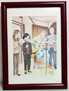 エスパー魔美 複製原画 B4サイズ 額付き スター志願!! 藤子不二雄