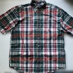 nautica 半袖チェックシャツ Lサイズ　90sのサムネイル