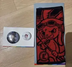 hyde ジャガードタオル 缶バッジセット ラルク 쿠지