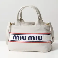 miu miu キャンバス ロゴ ショルダーバッグのサムネイル