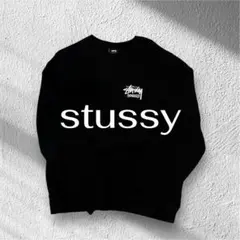 『美品』stussy ステューシー　ストゥーシー古着ブラック スウェット L