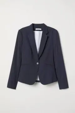 新品 H&M フィットジャケット ネイビー 32