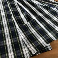 チェック柄生地