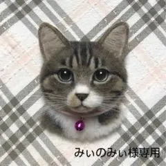 羊毛フェルト 猫 ハンドメイド みぃのみぃ様専用