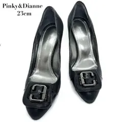 【❤️大人気❤️】Pinky&Dianne 23cm ブラック ラメ バックル