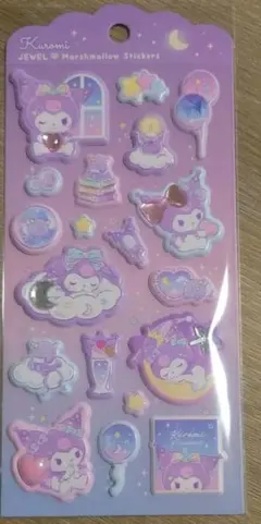 Kuromi マシュマロステッカー シート1枚