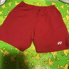 ヨネックス 赤 ハーフパンツ　サイズL