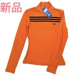 新品 アディダス オリジナルス 70S 長袖スリーストライプスシャツ ハイネック