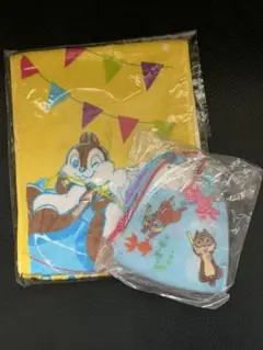 ディズニー 夏祭り 2017 チップ デール タオル パスケース 2点セット