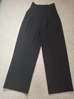 GU タックワイドパンツ xs ブラック