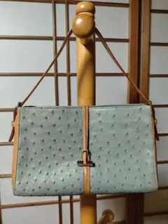 JRA認定 オーストリッチ　ハンドバック　肩掛け