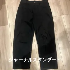 SPORTCLAD/スポーツクラッド別注ツータックイージースラックス黒S