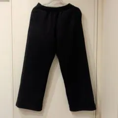 UNIQLO ユニクロ ドライスウェットワイドパンツ　ブラック