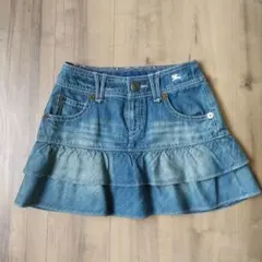 Burberry Blue Label　デニムプリーツスカート