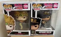 Funko pop ジョジョの奇妙な冒険　承太郎　DIO 2体　フィギュアのサムネイル