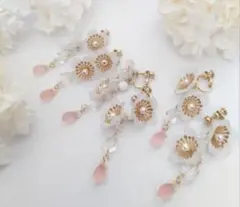 現品限り 桜 ピアス（イヤリング可）