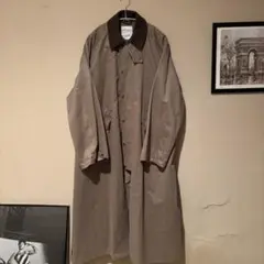 Babour風　ノーブランド　コート　インナー付き　古着