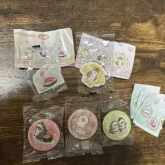 mofusand モフサンド くら寿司 アクリルステッカー 缶バッジ チャーム