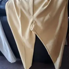 PLST XSサイズ イエロー とグレー テーパードパンツウォーム２本