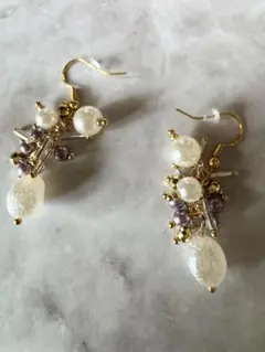 ※樹脂パール ピアス※