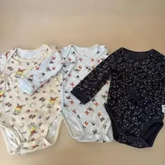 UNIQLOボディスーツ　長袖3枚セット