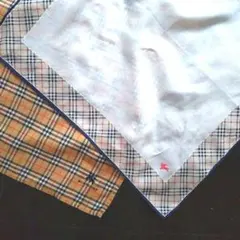 BURBERRY チェック柄ハンカチ ２枚