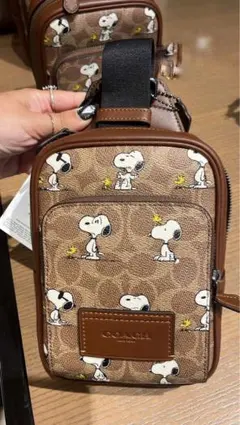 COACH スヌーピー柄 バッグ