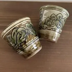 十鶴 やちむん フリーカップ 2点セット - メルカリ