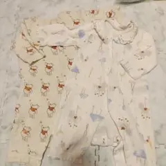 ベビーロンパース70　冬　キルト　ユニクロ　apres les cours