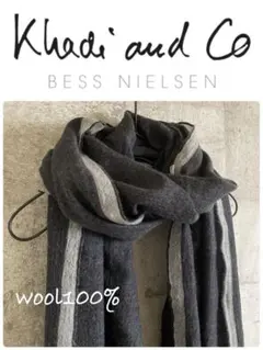 Khadi and co BESS NIELSEN 手織りストールスパンコール Khadi＆Coのストール。LEEマルシェで70％OFFで購入。 | LEE