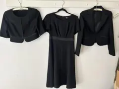 【美品】喪服9号 3点セット ブラックフォーマル 礼服