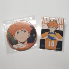 ハイキュー‼ 日向翔陽 缶バッジ 2個セット