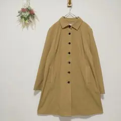 Se ninon ステンカラーコート ベージュ ストレッチ ロングコート 春秋