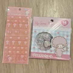 サンリオ マイスウィートピアノ タイルシール&クリスタルシール