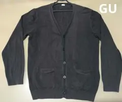 GU　カーディガン XLサイズ 黒のサムネイル