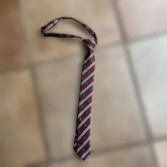 COMME CA ISM バーガンディ ネクタイ LL