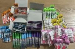 三菱 蛍光ペン 詰替えカートリッジ ピンク 青 緑 黄色 オレンジ 紫 143本のサムネイル