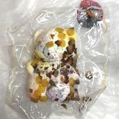 大きめ　くま　アートスクイーズ　ドライフラワー　キラキラ　海外スクイーズ