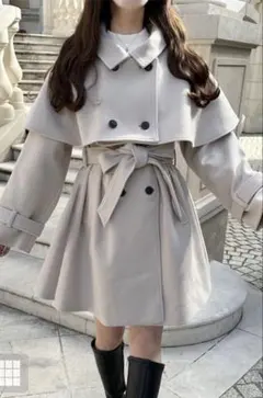 GRL 2wayケープセットコート　ze782