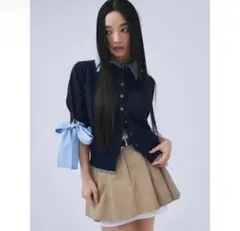 【ゆー様専用】EIMY ISTOIREシャツドッキングレイヤードニット