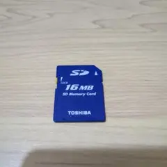送料無料 TOSHIBA 16MB SDカード